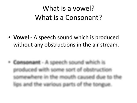 SOLUTION Vowels And Consonants 1 Studypool