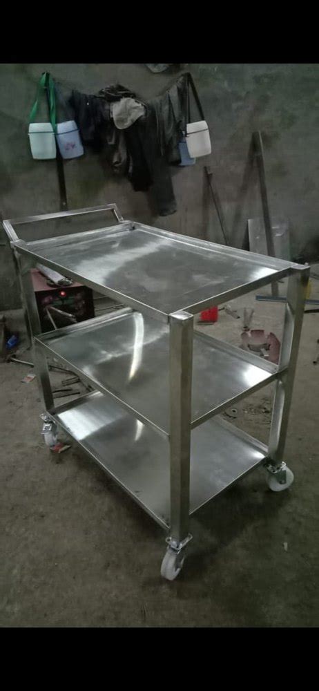 Stainless Steel Service Trolley Load Capacity Kg At Rs In