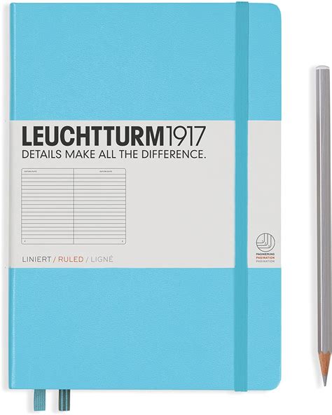 Leuchtturm1917 A5 Medium Hardcover Notebook 6 X 8 Inches