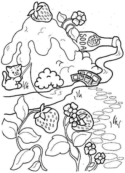 Strawberry Shortcake Berry Bitty Coloring Pages