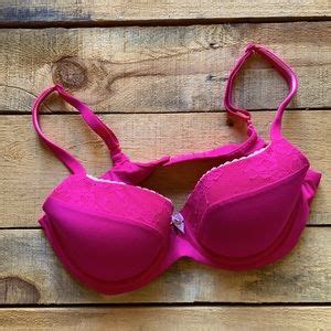 Victoria S Secret Intimates Sleepwear Euc Victoria Secret Hot Pink Demi Lace Bra Poshmark
