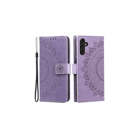 SKALO Samsung A04s 4G Mandala Flip Cover Lilla Elgiganten