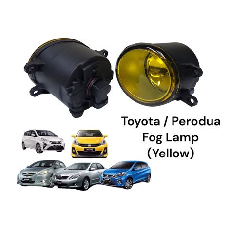 Toyota Perodua Myvi Lagi Best Icon Alza Bezza Oem Fog Lamp