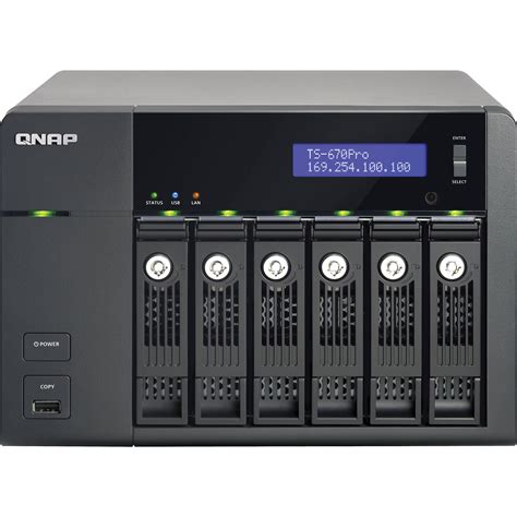 Qnap Ts 670 Pro 16g 6 Bay Home And Soho Nas Ts 670 Pro 16g Us