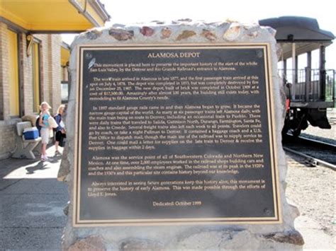 Alamosa Depot - Alamosa, CO - Colorado Historical Markers on Waymarking.com