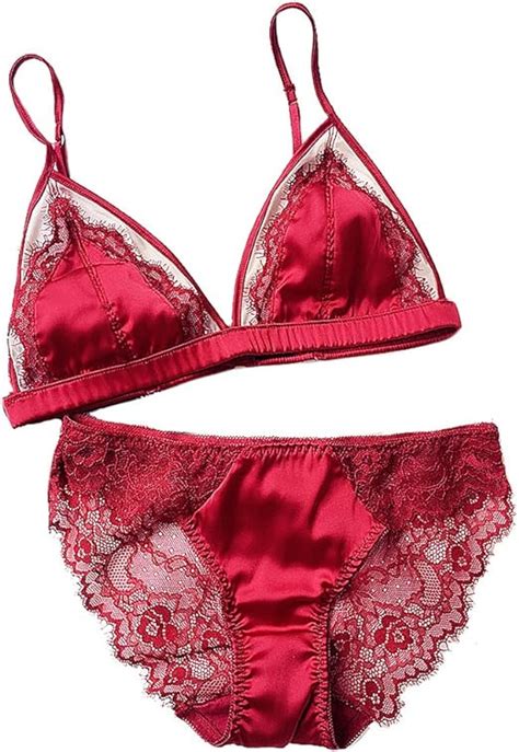 Awake Lingerie Conjunto de Lencería para Mujer Sexy Bralette de Encaje