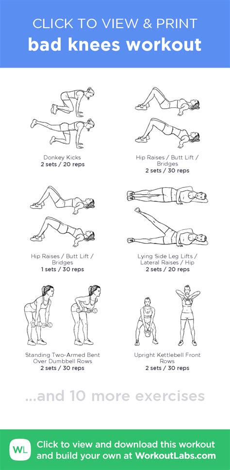 Printable Knee Strengthening Exercises