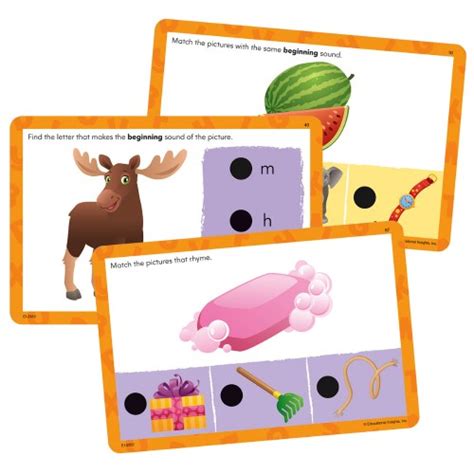 Hot Dots Jr Beginning Phonics Cards Kaplan Early Learning