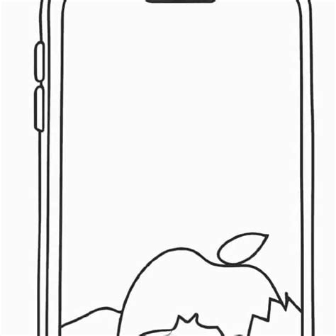 Desenho Para Colorir Iphone 6