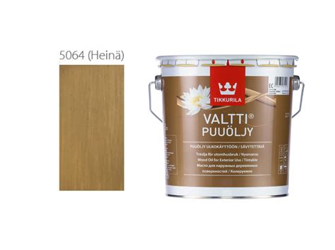 Tikkurila Valtti Wood Oil - PUUÖLJY odstín 5064/Heinä-2,7L – Obchodiště.cz
