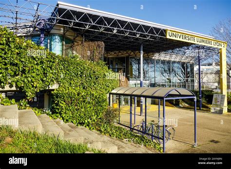 campus  lyon  lumiere university bron france stock photo alamy