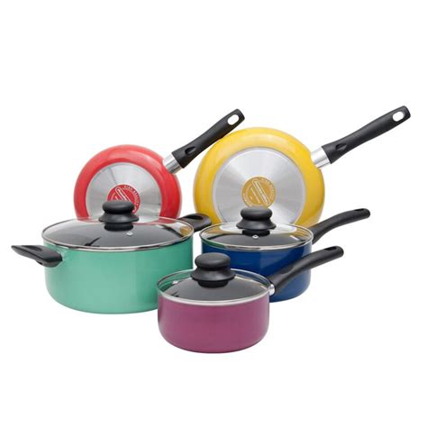 Alpine Cuisine 8 Pieces Aluminum Non Stick Cookware Set Wayfair