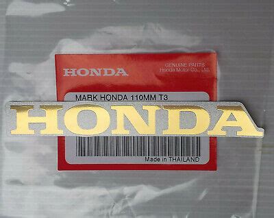 GENUINE HONDA PVC MINI Emblem-Cockpit-Handlebar-Sticker - Logo-Emblem ...
