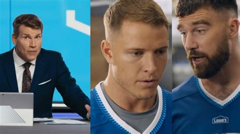 Lowe S Commercial 2024 Scott Hanson Travis Kelce Christian McCaffrey