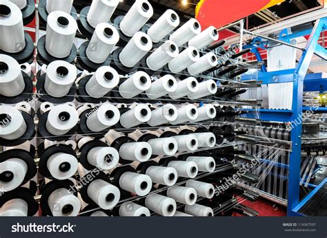 Textile Industry Weaving Warping Stock Photo 114367597 | Shutterstock