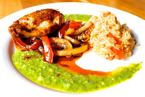 Mexican Chicken With Stewed Sweet Peppers Naked Cuisine