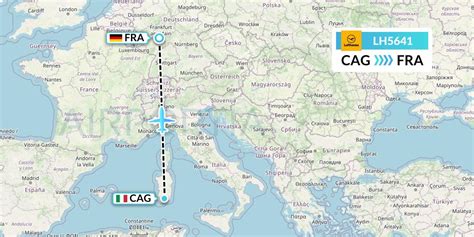 LH5641 Flight Status Lufthansa Cagliari To Frankfurt DLH5641