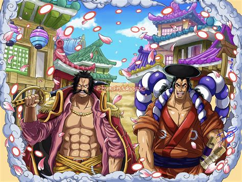 Gold Roger and Kozuki Oden by @Ismaindahouse | Manga anime one piece
