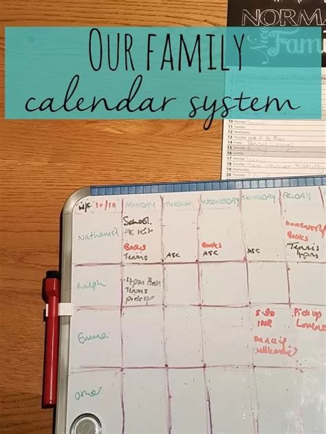 family calendar system    ideas bubbablue
