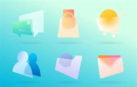 Glass Morphism Icon Vector Art Icons And Graphics For Free Download