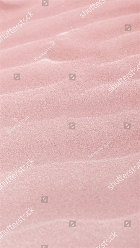 Natural pink sand on the beach mobile wallpaper Background Stock Photos ...