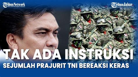 Sejumlah Prajurit Tni Bereaksi Keras Terhadap Effendi Simbolon