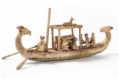 Egyptian Funerary Boat Model The Australian Museum