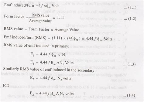 EMF Equation of a Transformer - Derivation