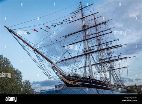 Cutty Sark Tea Clipper At Greenwich In London Stock Photo Alamy