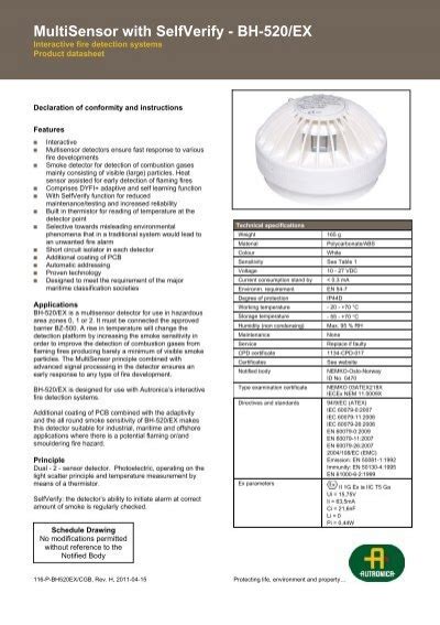 Multisensor With Selfverify Bh Ex