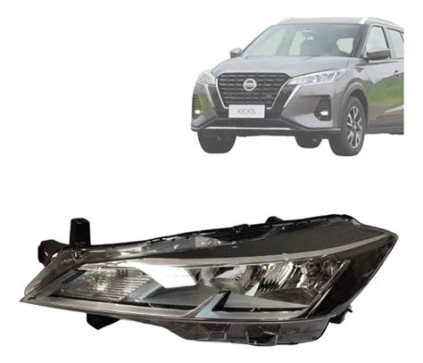 Farol Esquerdo Original Nissan Kicks Frete Gr Tis