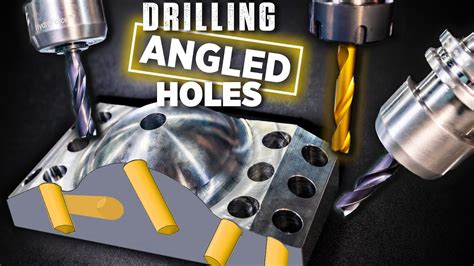 Tips On Drilling PERFECT Angled Holes With Flat Bottom Drills YouTube