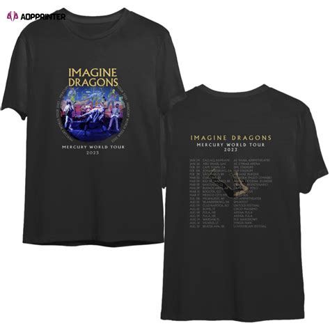 Imagine Dragons Mercury Shirt, Imagine Dragons Tour 2023 Merch, Imagine ...