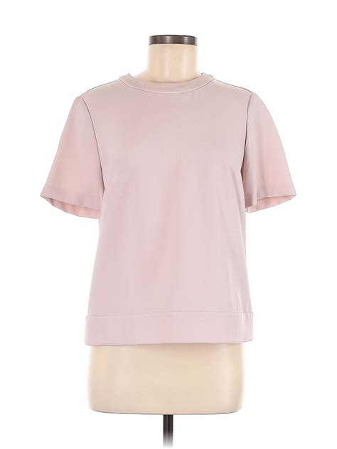 Anne Klein Pink Short Sleeve Blouse Size 8 75 Off Thredup