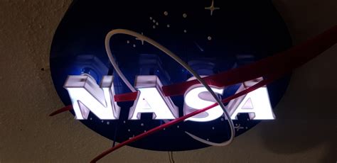 3D NASA Insignia / Logo / Sign / - Lamp by KEKO | Download free STL ...