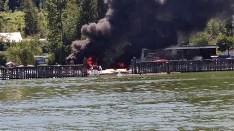 Refuelling likely cause of Shuswap Lake marina fire, say police, fire ...