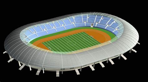 Olympic Stadium 3d Model 3ds Max Files Free Download Cadnav