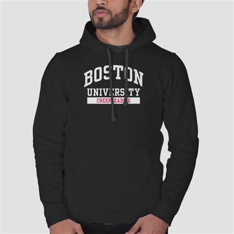 Boston University Merch Cheerleading Hoodie Cheap