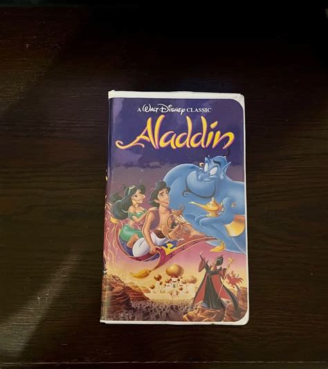 Aladdin Vhs Black Diamond Edition Aladdin Movie Disney Movies