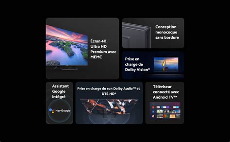 XIAOMI TV A2 50" Fiche Technique et Prix au Maroc - Electronix: Le ...