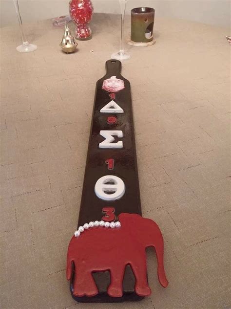 Delta Sigma Theta Jeweled Paddle Greek Paddles Delta Sigma Theta Theta