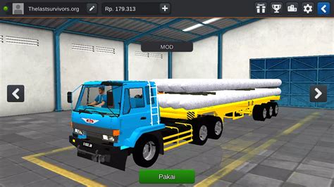 Mod Bussid Truck Paku Bumi Fuso Hino Isuzu