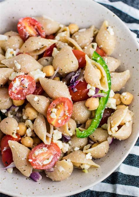 Chickpea Pasta Salad Recipe Build Your Bite