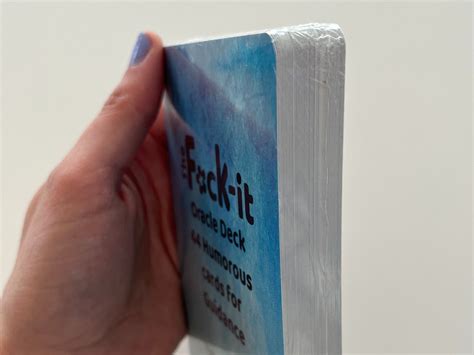 FUCK IT Oracle Deck Tarot Inspired Divination Cards That Are Etsy