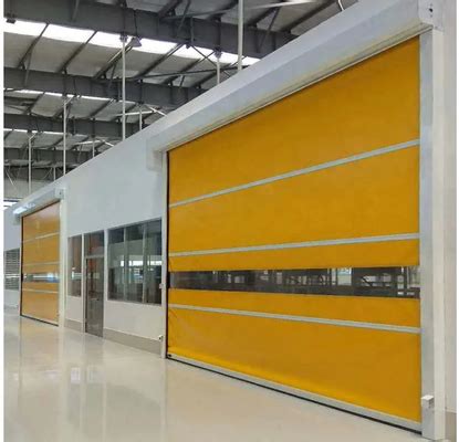 Pvc Automatic Rapid Roller Doors Hz Fast Speed Vertical Rolling Shutter