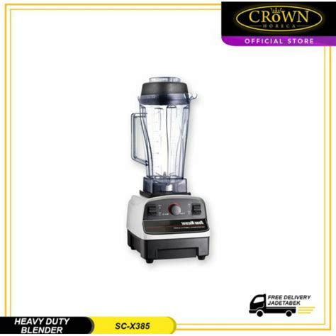 Jual Heavy Duty Blender Crown Horeca Scx Liter Watt Sc X