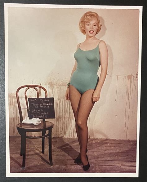 1960 Marilyn Monroe Original Photo Wardrobe Test Lets Make Love