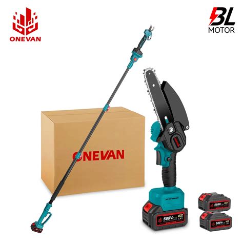 In Brushless Telescoping Pole Electric Chainsaw W High Branch