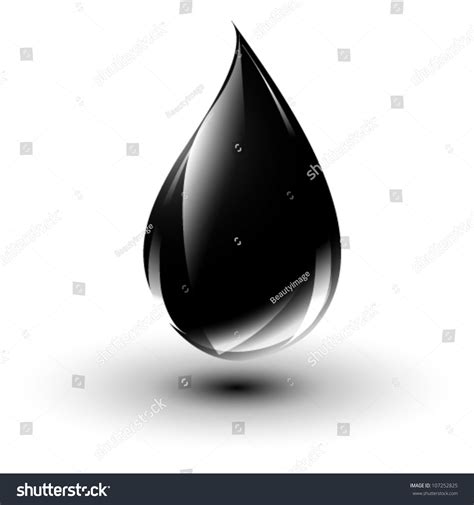 Oil Drop Vector - 107252825 : Shutterstock