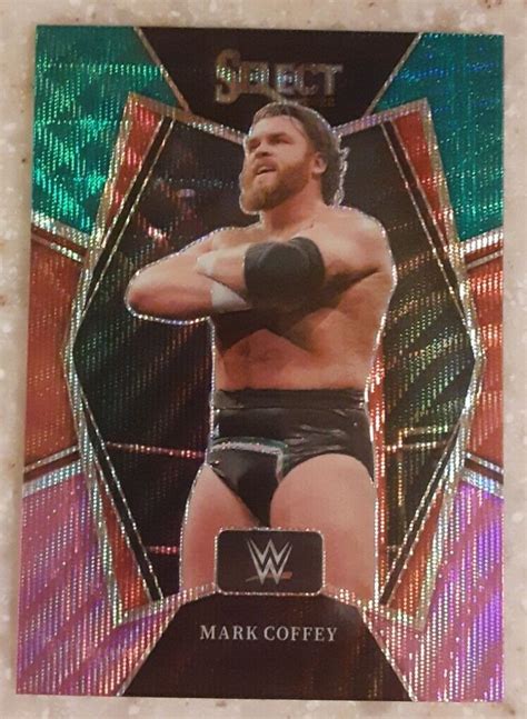 2022 Panini Select WWE Premier Level Tri Color Prizm Mark Coffey EBay